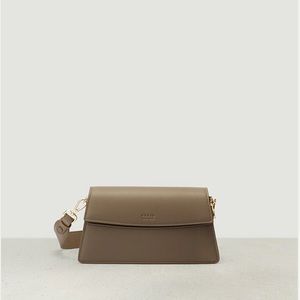 FREJA NYC Mini Shoulder Bag in Taupe